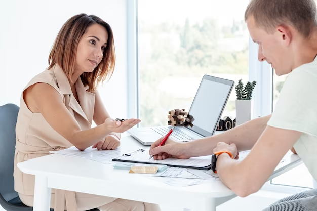 Image showcasing a person receiving a loan through a direct lending platform